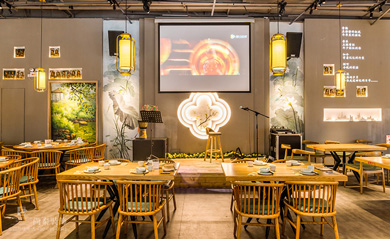  音樂(lè)主題餐廳裝修效果圖