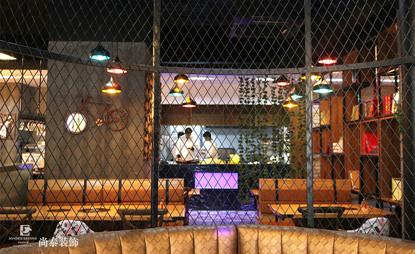 深圳自助烤肉餐廳裝修實(shí)景圖 | 透明思烤