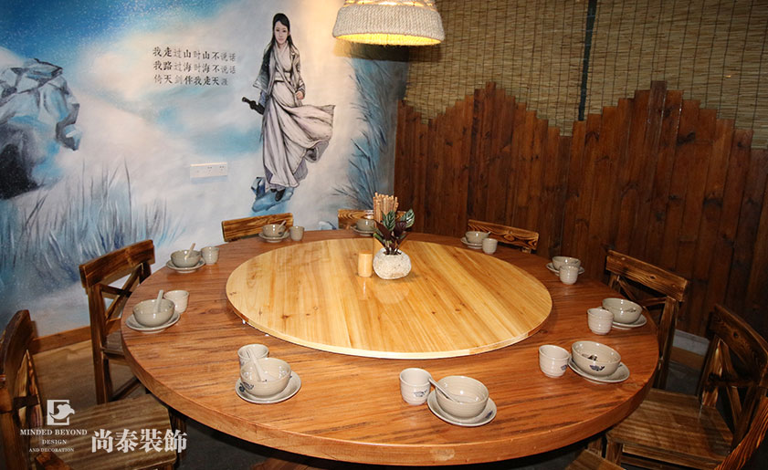 快意江湖！武俠風(fēng)餐廳裝修實景圖 | 楓華谷