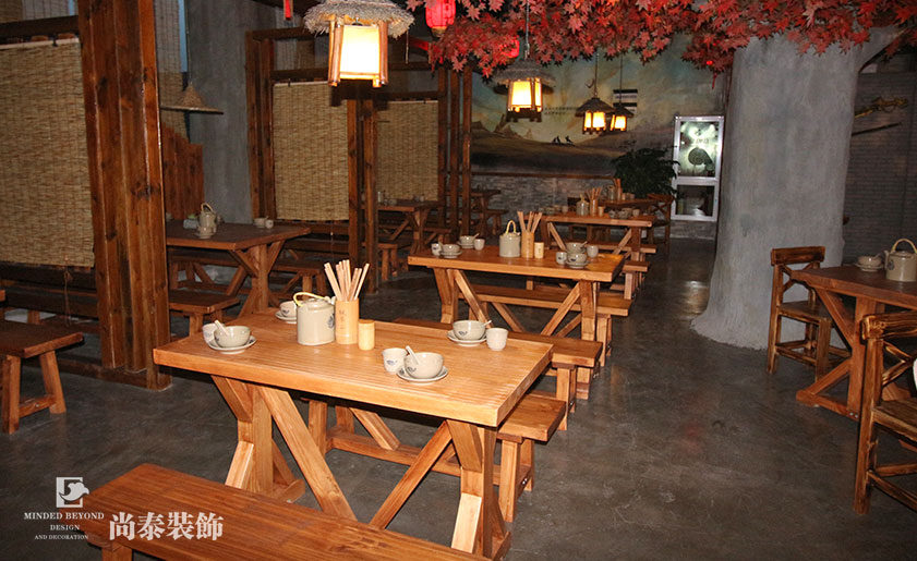 快意江湖！武俠風(fēng)餐廳裝修實景圖 | 楓華谷