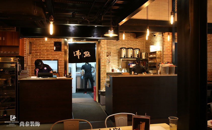 品牌火鍋店裝修實(shí)景圖-沸點(diǎn)火鍋