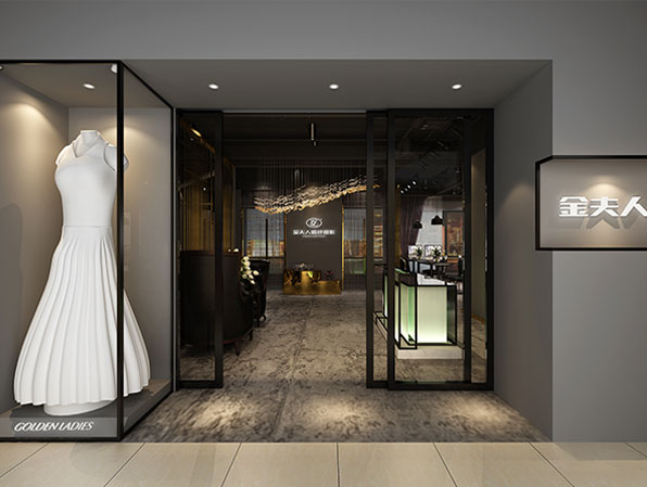 知名品牌婚紗攝影店設(shè)計裝修 | 金夫人婚紗攝影