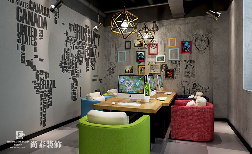 1200余平米網(wǎng)咖裝修設(shè)計(jì) | 京南網(wǎng)咖