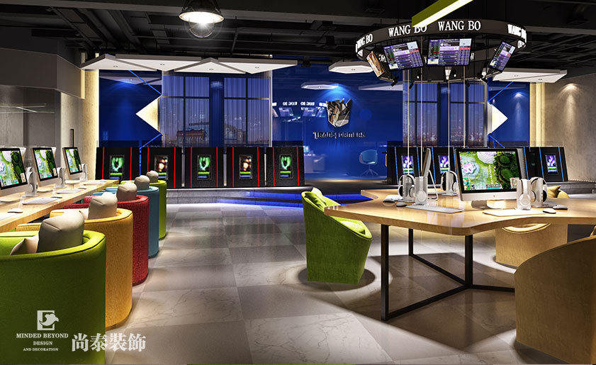 1200余平米網(wǎng)咖裝修設(shè)計(jì) | 京南網(wǎng)咖