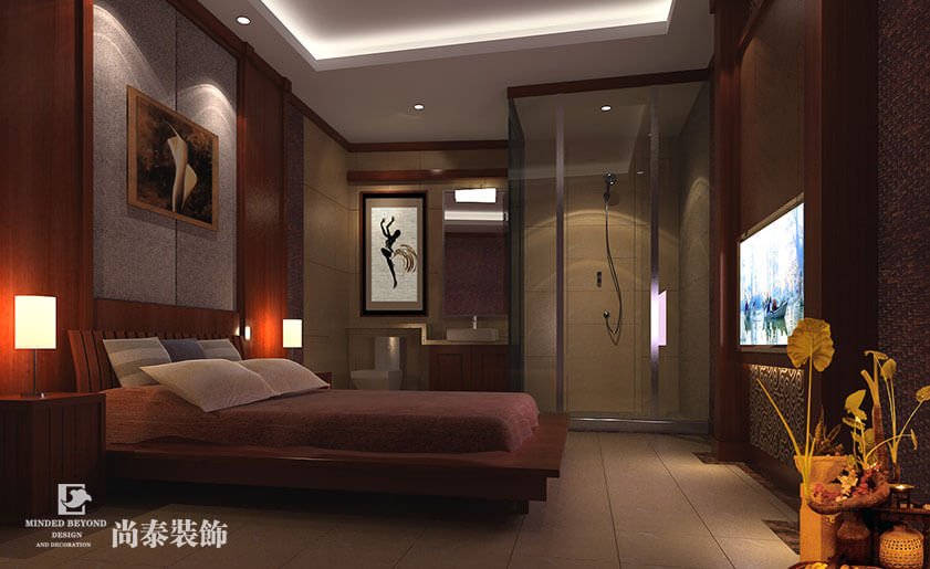 桑拿休閑會所裝修效果圖-華策桑拿