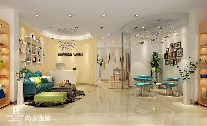 SPA美容會(huì)所裝修效果圖-尚美國(guó)際