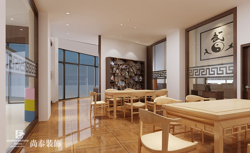 武術(shù)館裝修效果圖-德修武術(shù)館