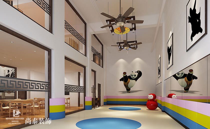 武術(shù)館裝修效果圖-德修武術(shù)館