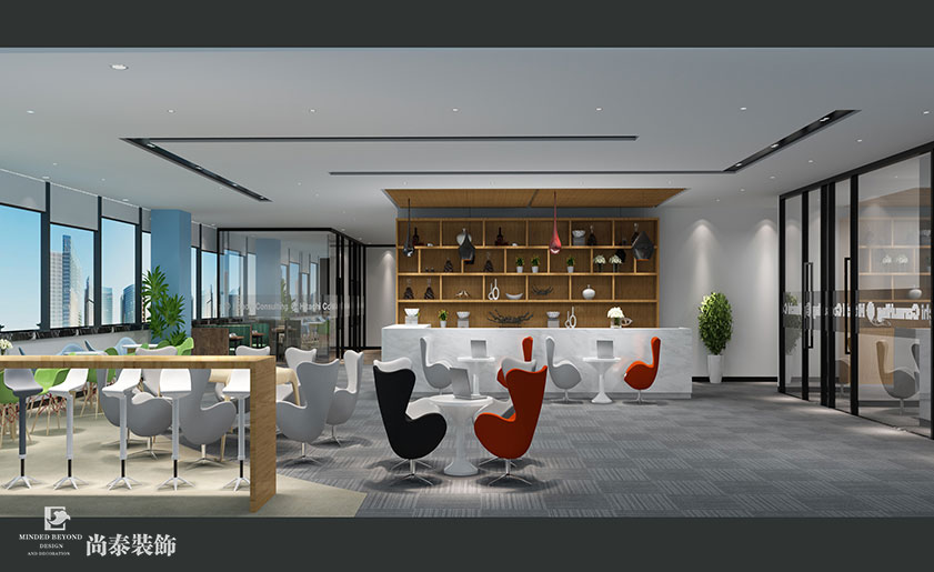 2300平米世界名企辦公室設(shè)計 | 日立咨詢