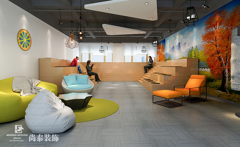18000㎡開放式辦公樓裝修設(shè)計(jì) | 環(huán)球易購