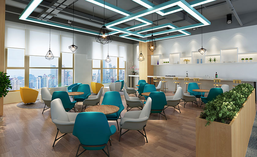 18000㎡開放式辦公樓裝修設(shè)計(jì) | 環(huán)球易購