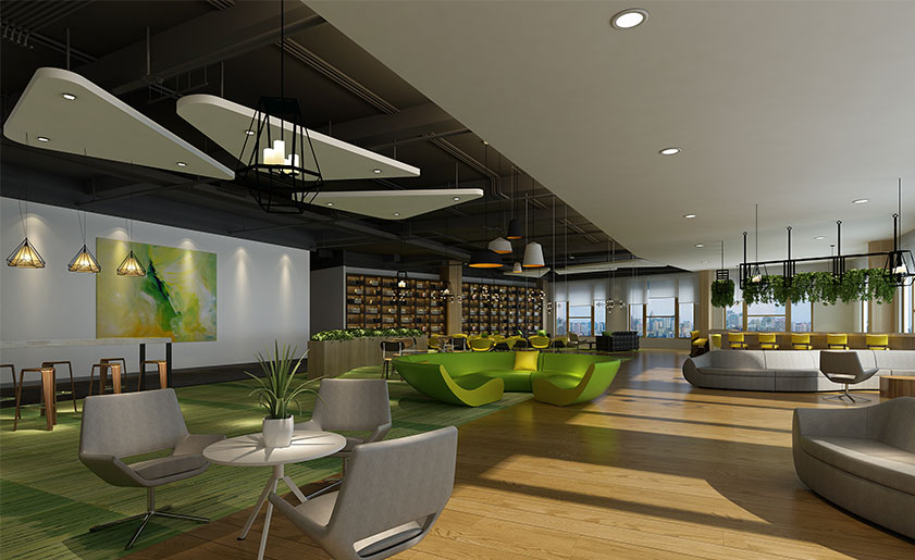 18000㎡開放式辦公樓裝修設(shè)計(jì) | 環(huán)球易購