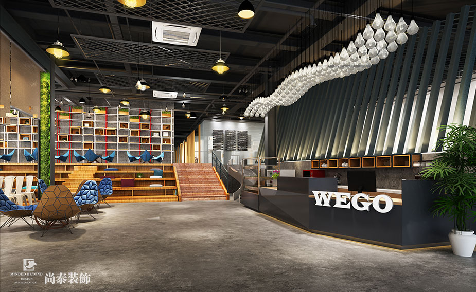 3700余平米眾創(chuàng)空間生態(tài)圈裝修設(shè)計(jì) | 微谷眾創(chuàng)
