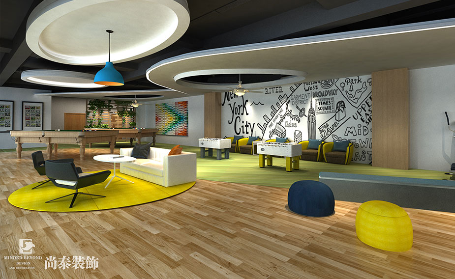 1100平跨境電商公司工業(yè)廠房裝修 | 公狼網(wǎng)絡