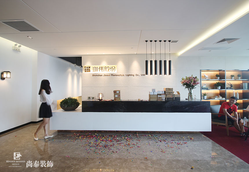 珈偉股份,深圳辦公室裝修實景,尚泰裝飾集團