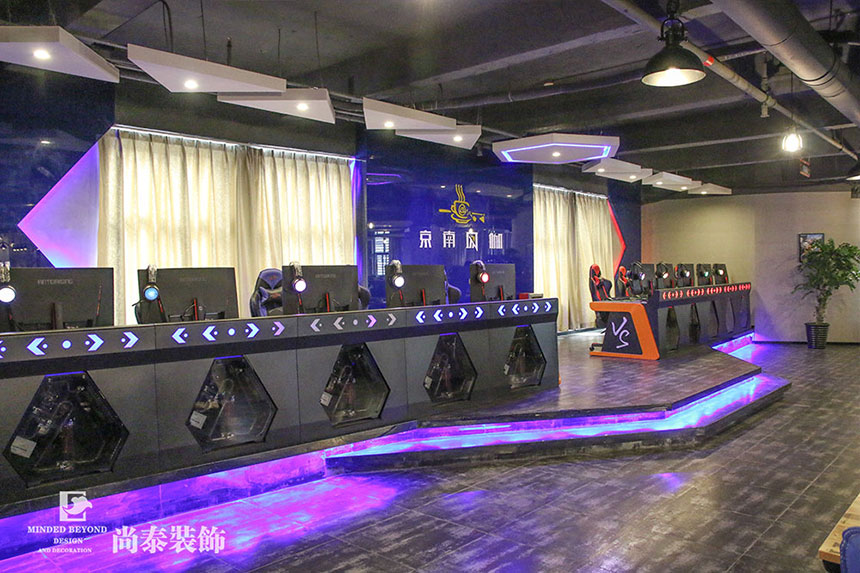 深圳網(wǎng)咖裝修設(shè)計,尚泰裝飾集團,深圳裝修公司