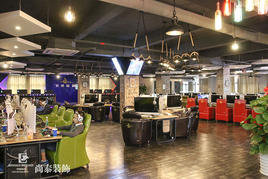 深圳網(wǎng)咖裝修設(shè)計,尚泰裝飾集團,深圳裝修公司