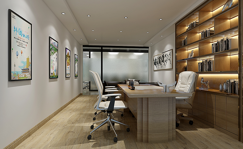 500㎡控股集團(tuán)辦公室裝修設(shè)計 | 龍之旅投資