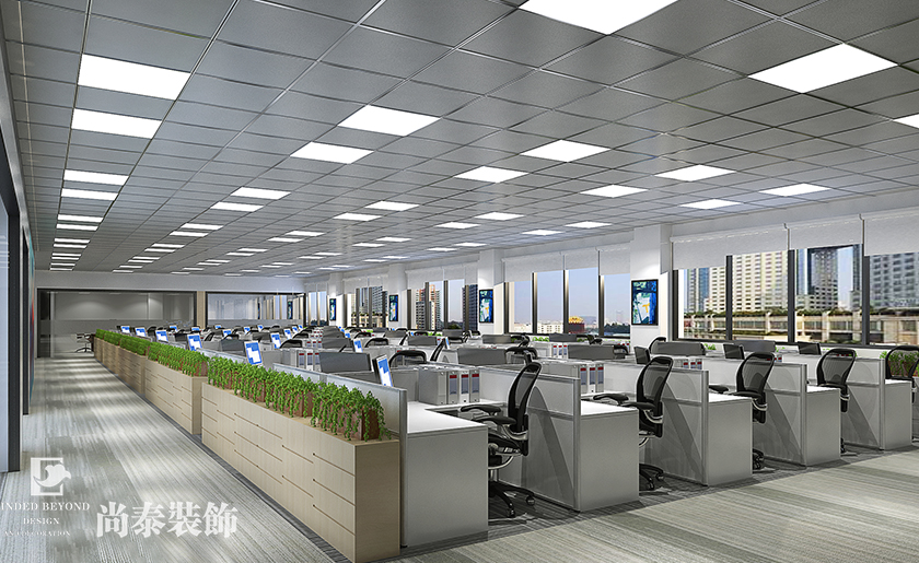1600㎡簡約風(fēng)格辦公室裝修 | 匯景集團