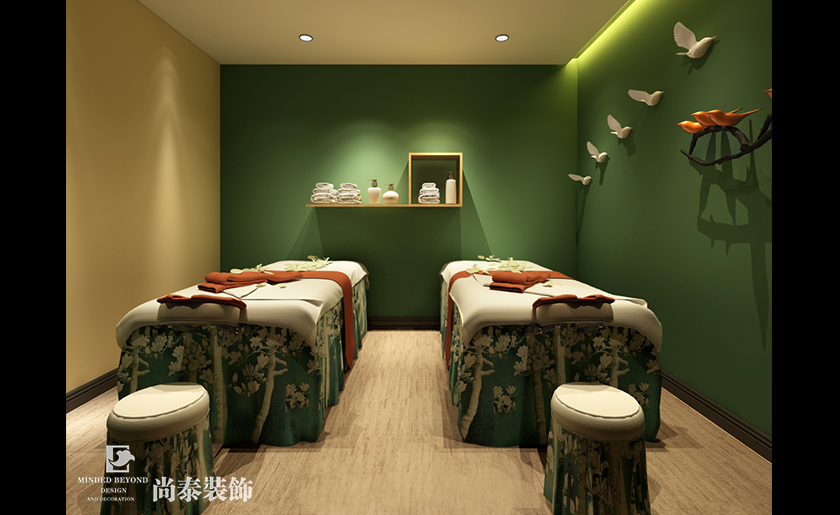 650㎡中式養(yǎng)生館裝修設計 | 潤芯養(yǎng)生館