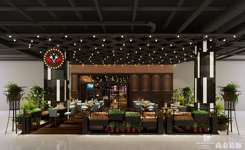 餐廳裝修設(shè)計中的植物