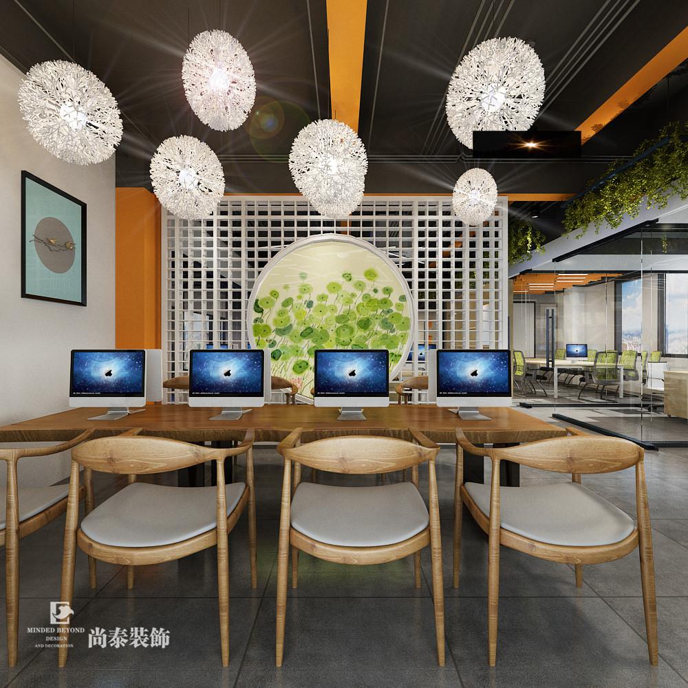 開(kāi)放辦公區(qū)裝修效果圖