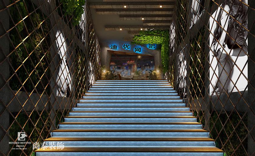 2800㎡網(wǎng)咖裝修設(shè)計效果圖 | 迪優(yōu)網(wǎng)吧