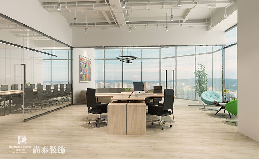 1800㎡辦公室裝修設(shè)計 | 中信量子認證