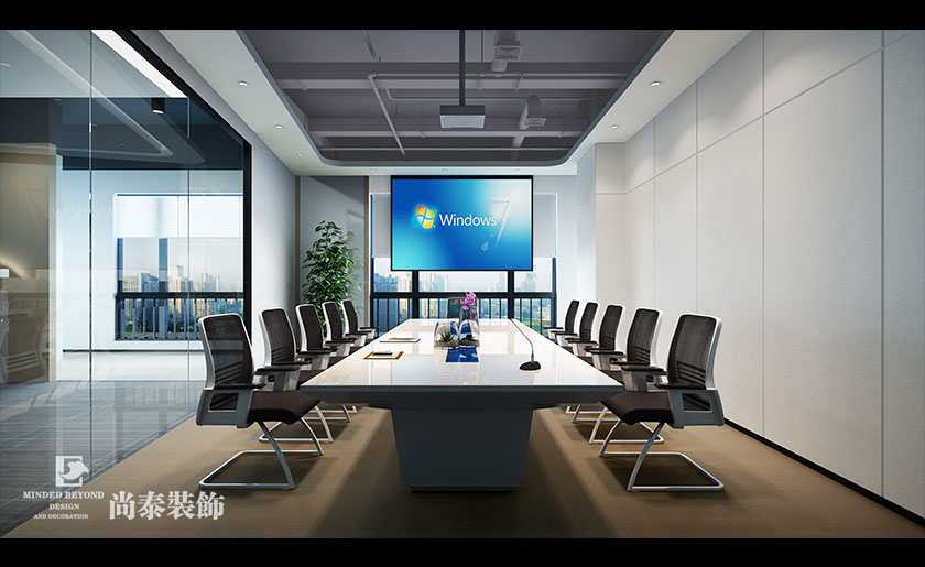 1860㎡現(xiàn)代簡約辦公室裝修設(shè)計 | 洋浦華良物流