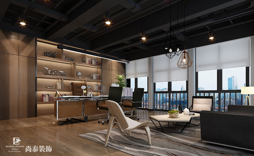 1640㎡工業(yè)風辦公室裝修設計 | 燦和網(wǎng)絡