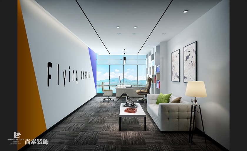1100㎡無人機公司辦公室裝修設計 | 高巨創(chuàng)新