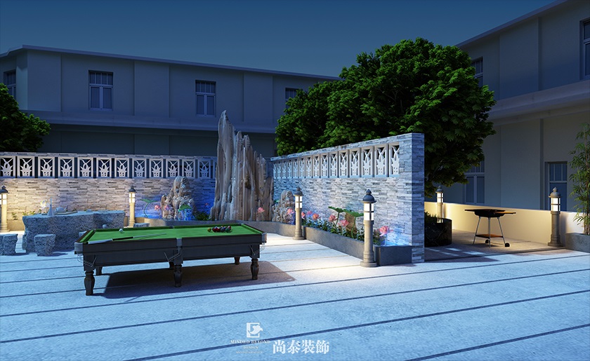 250㎡簡(jiǎn)約中式民宿裝修設(shè)計(jì) | 觀瀾民宿