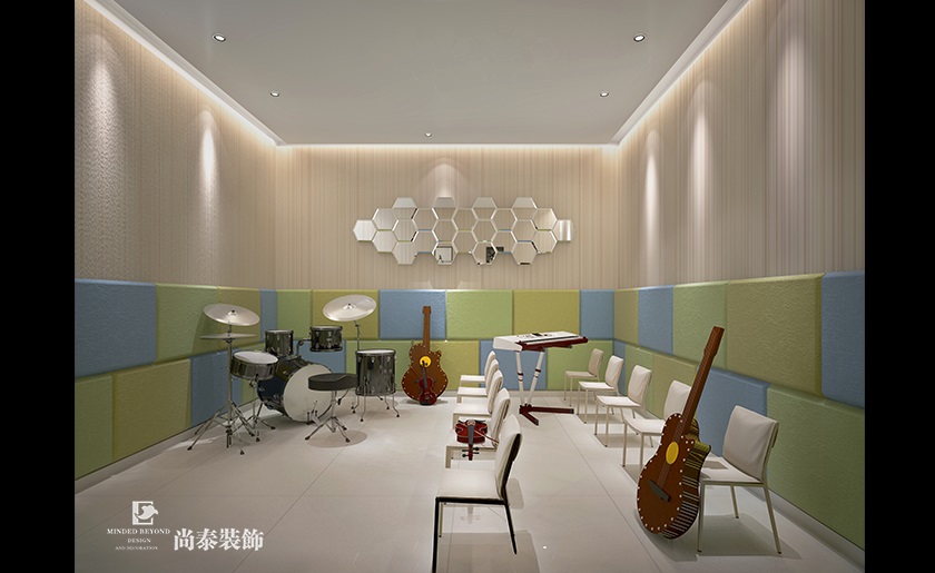 145㎡簡約優(yōu)雅琴行裝修設(shè)計 | 光輝琴行