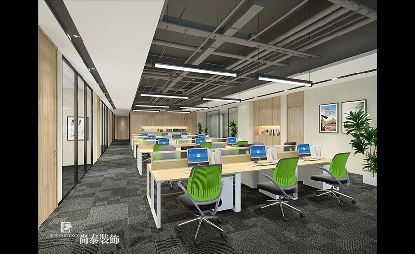 1200㎡物流公司辦公室裝修設(shè)計 | 凱通物流