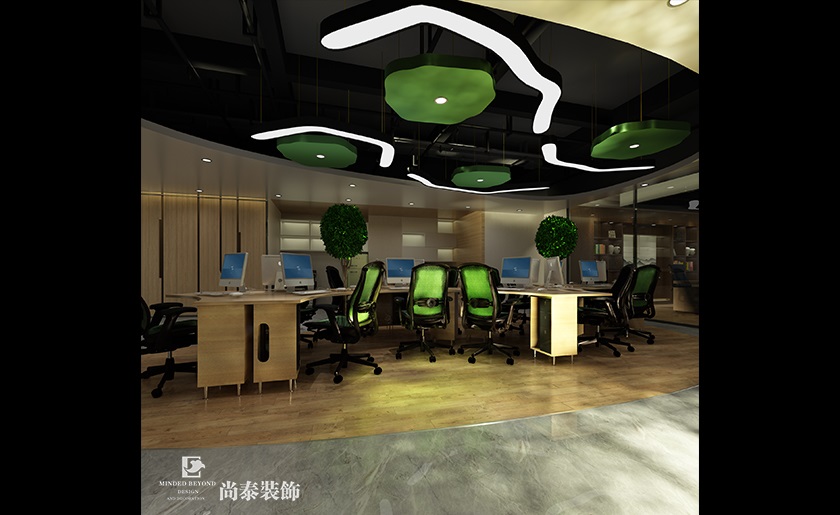 280㎡城市建設公司辦公室裝修設計 | 中融德匯