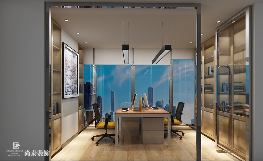280㎡城市建設公司辦公室裝修設計 | 中融德匯