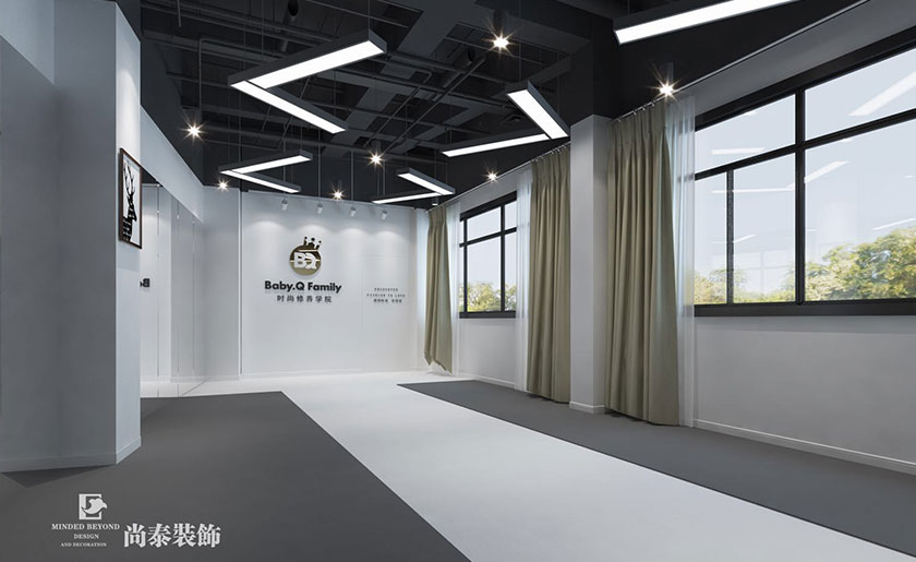 200㎡簡(jiǎn)歐風(fēng)格舞蹈學(xué)院裝修 | 時(shí)尚修養(yǎng)學(xué)院