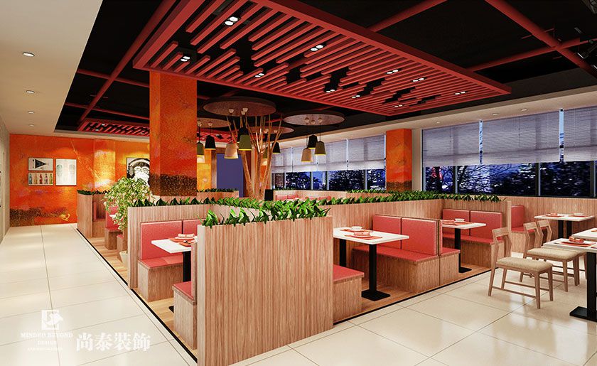 530平米寫(xiě)字樓餐廳裝修效果圖 | 華豐互聯(lián)網(wǎng)大廈