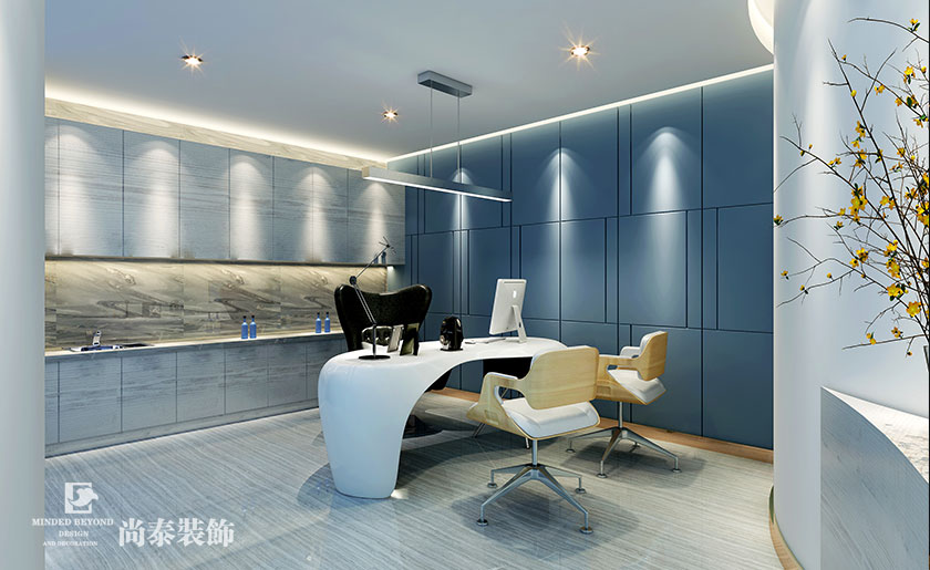 現(xiàn)代簡約會所裝修效果圖-舒之暢