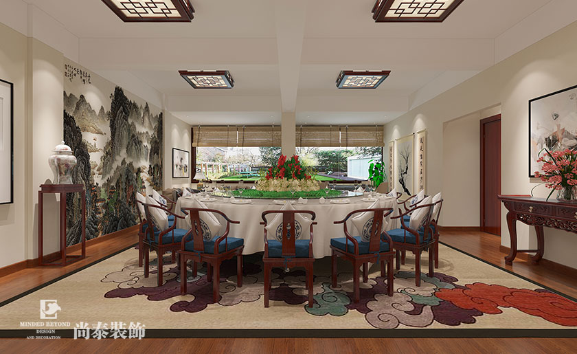 360㎡新中式風(fēng)格茶藝會(huì)所裝修 | 金龍華廣場(chǎng)茶藝會(huì)所