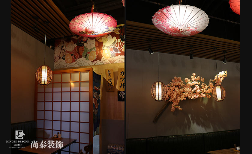 100平米日式拉面館裝修實(shí)景 | 千伊拉面