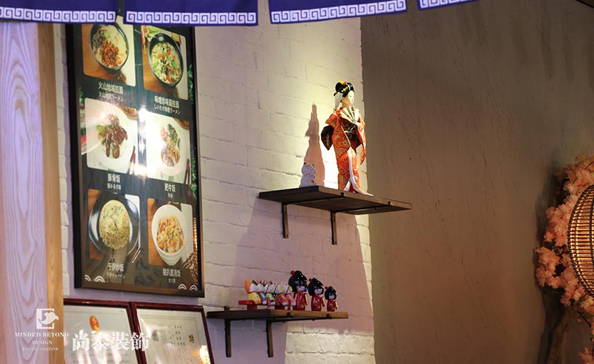 100平米日式拉面館裝修實(shí)景 | 千伊拉面