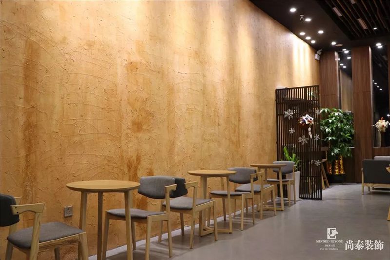 茶飲休閑區(qū)裝修實景圖