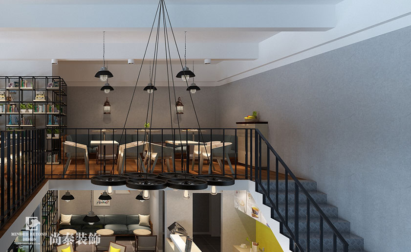 130平米咖啡店設(shè)計裝修 | 小象咖啡廳