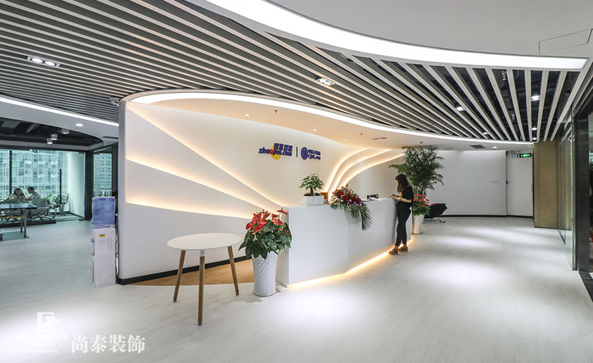 2100㎡招聘公司辦公室裝修實景圖 | 智聯(lián)招聘