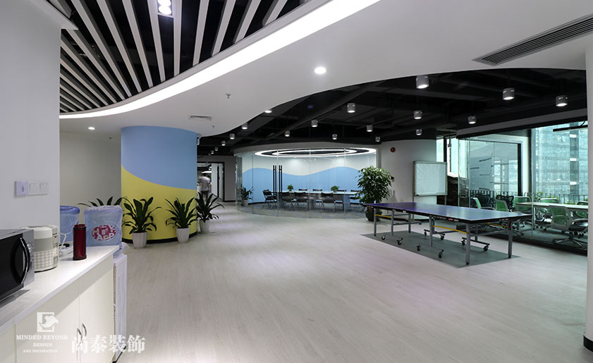 2100㎡招聘公司辦公室裝修實景圖 | 智聯(lián)招聘