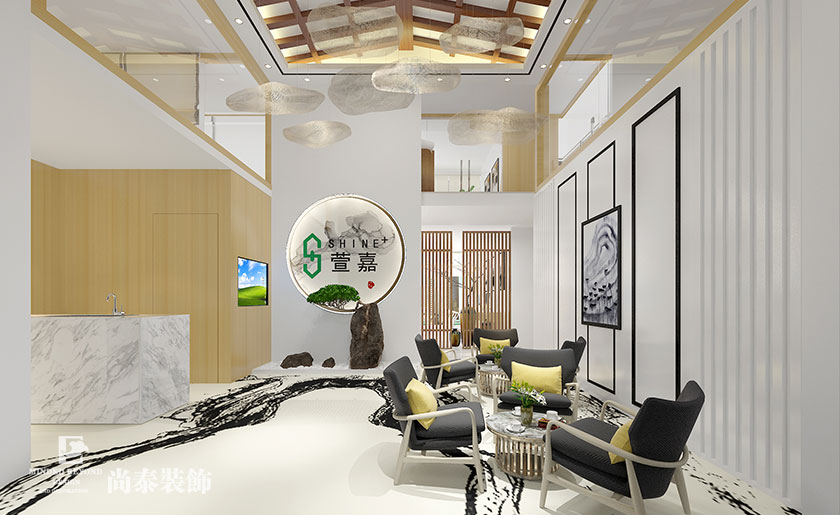 200㎡女性用品展廳+辦公室裝修設(shè)計 | 萱嘉