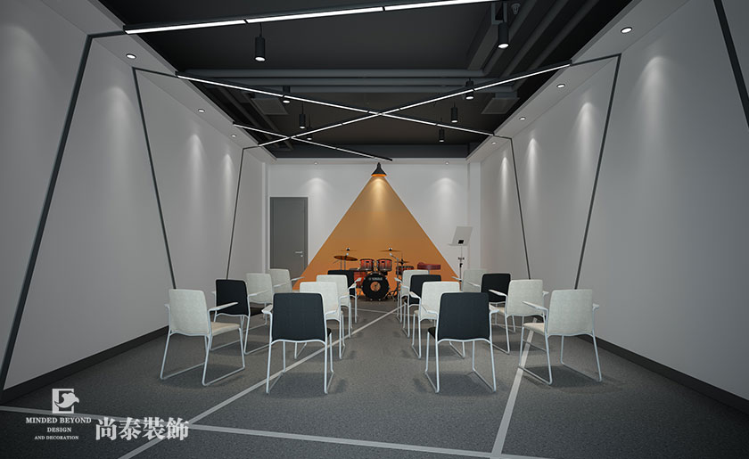 2800㎡現(xiàn)代簡約風藝人學校設(shè)計 | 天鵬藝人培訓