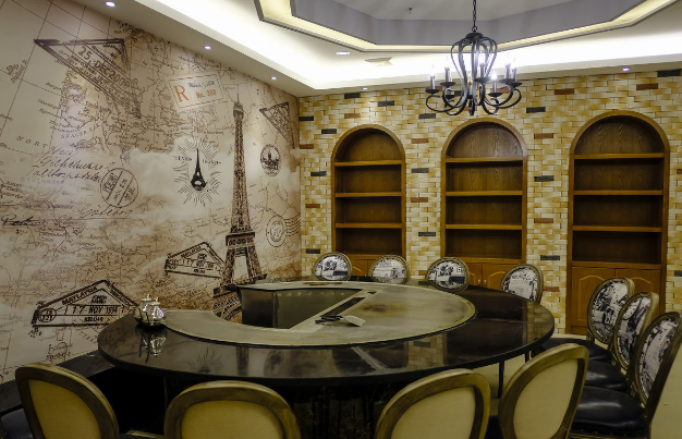 歐式餐廳風格桌椅