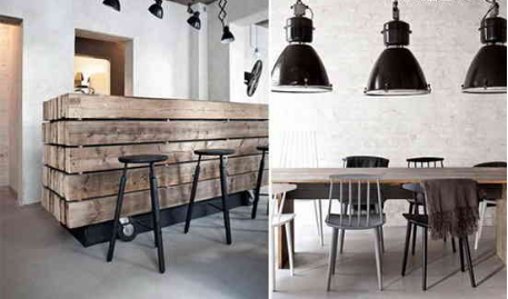 簡約餐廳風格桌椅